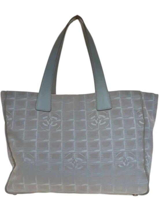CHANEL Handbags - 525206CR C2 Chanel Tote Bag Pink Canvas
